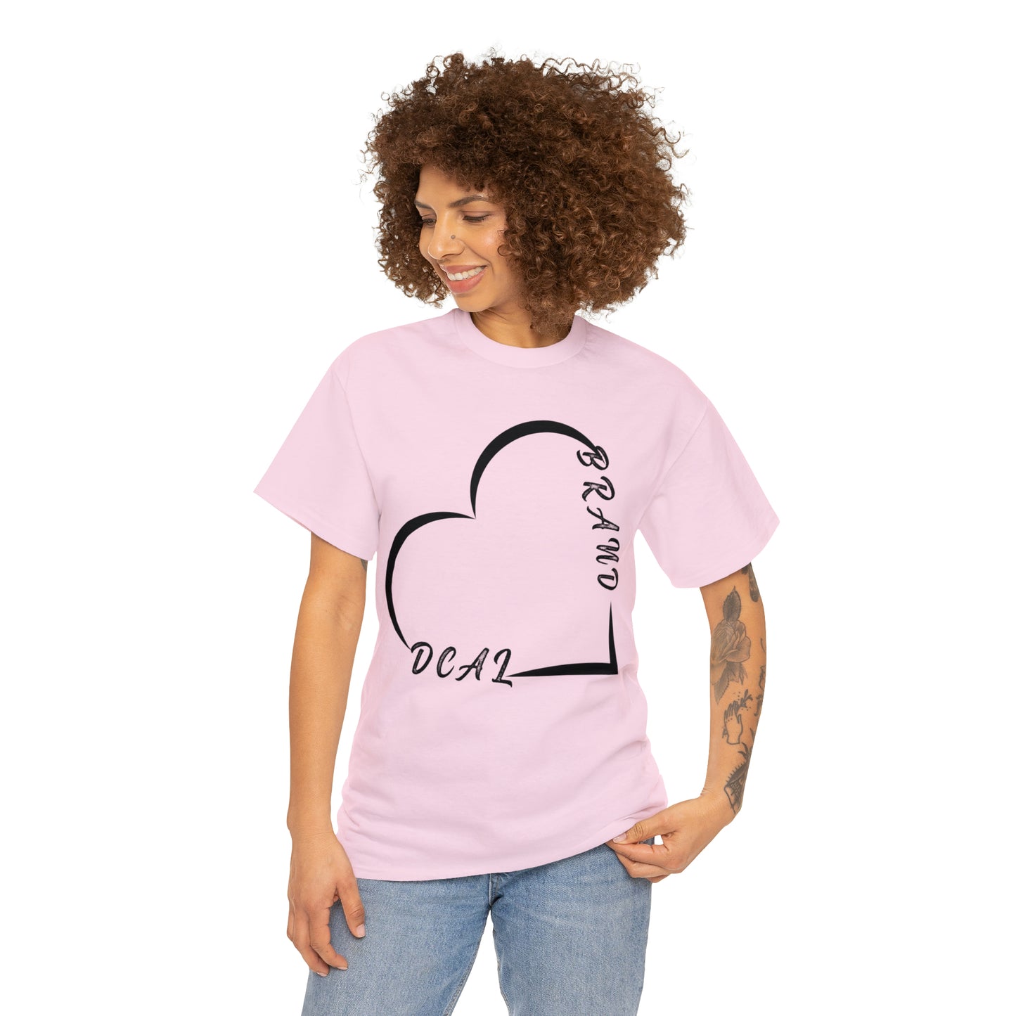 DCAL Graphic Tees "Heart" Unisex Heavy Cotton Tee