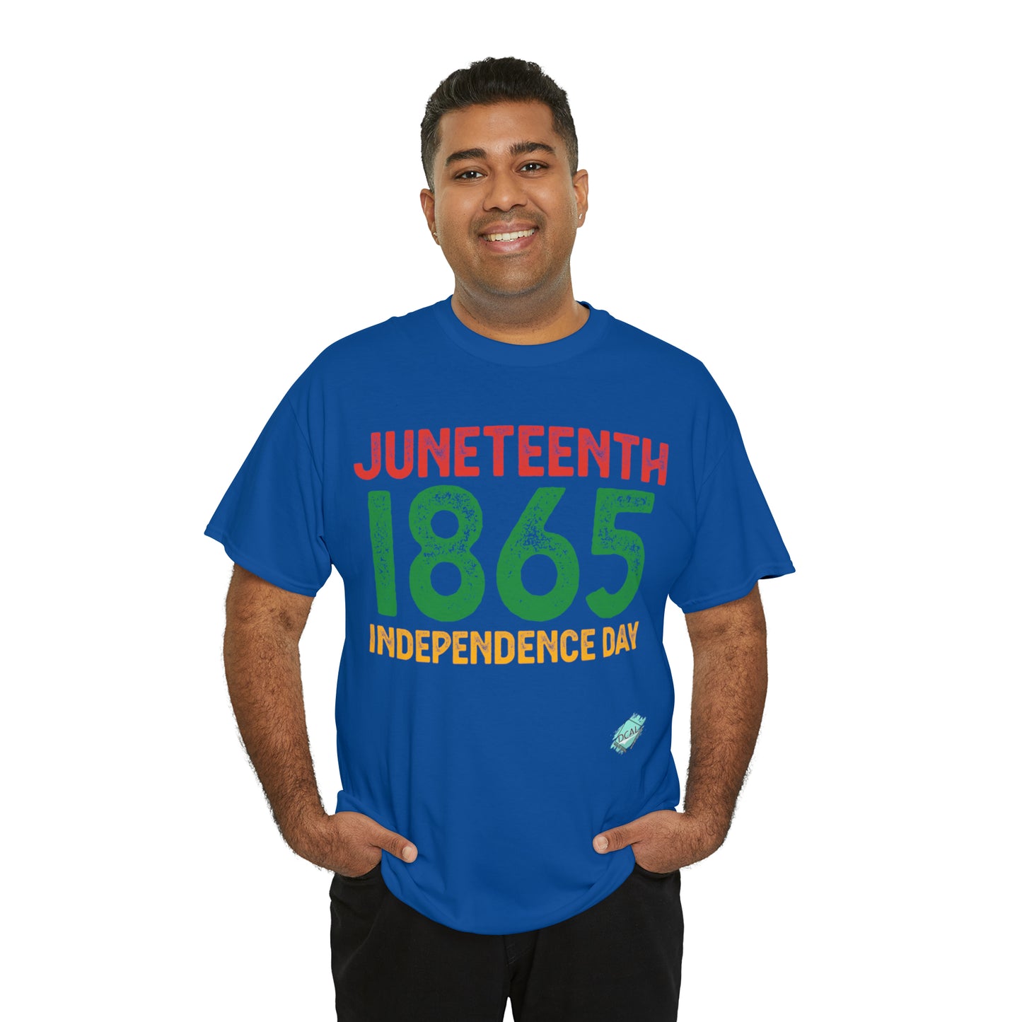 DCAL Juneteenth "1865" Unisex Heavy Cotton Tee