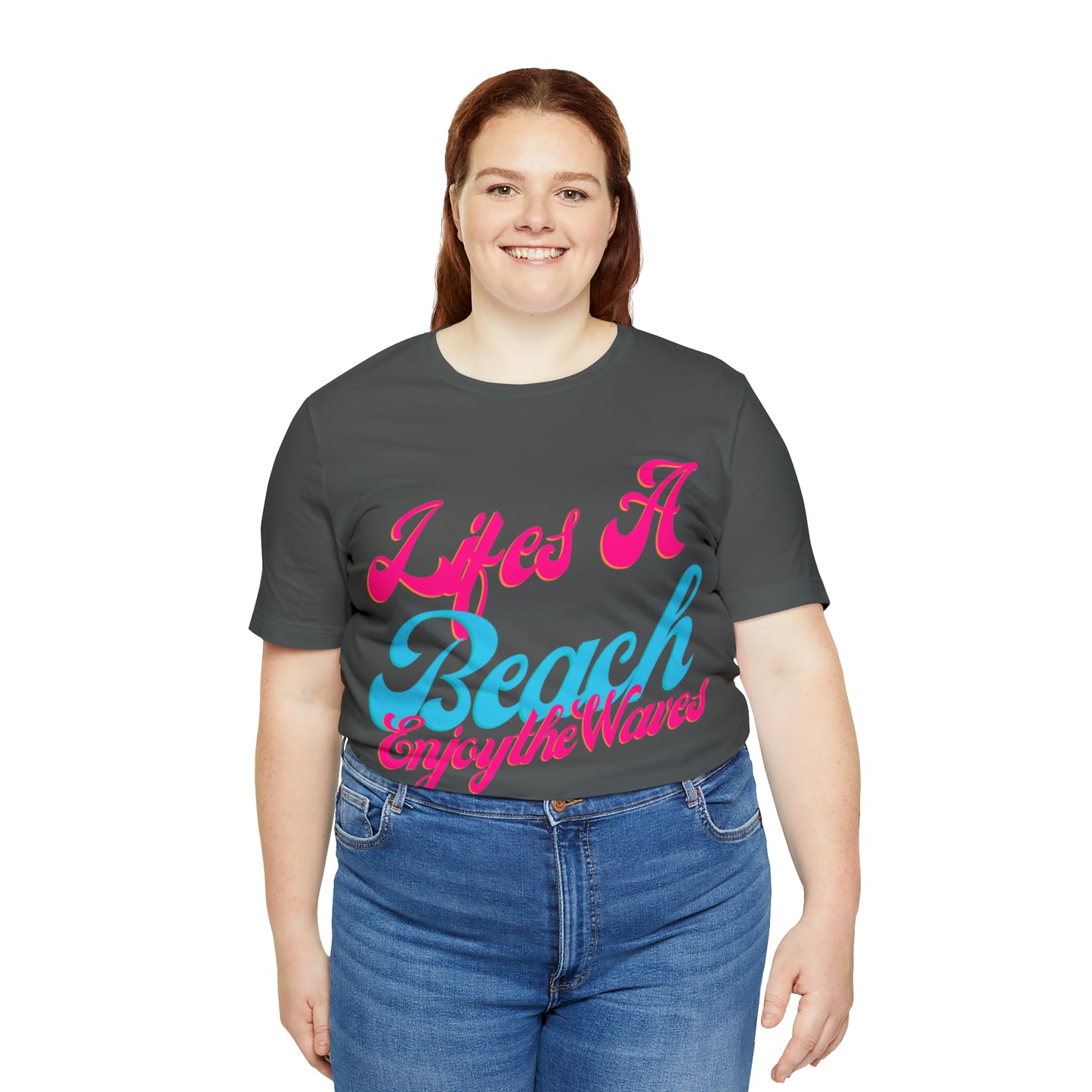 DCAL Beach Collection "Lifes a Beach Enjoy The View" Unisex Jersey Short Sleeve Tee