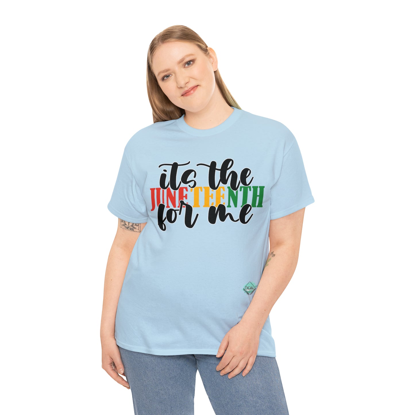 DCAL Juneteenth "Its the Juneteenth For Me" Unisex Heavy Cotton Tee