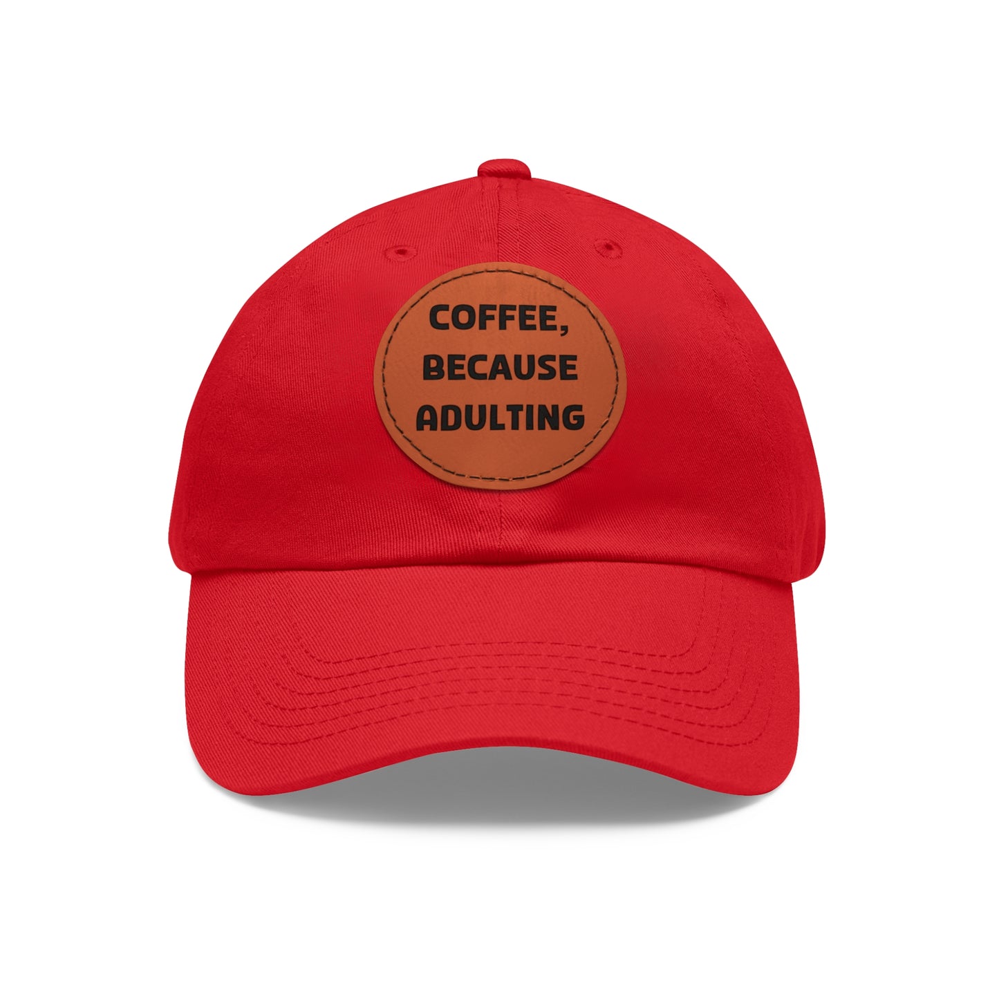 DCAL Brown Collection Accessories "Coffee" Hat with Leather Patch (Round)