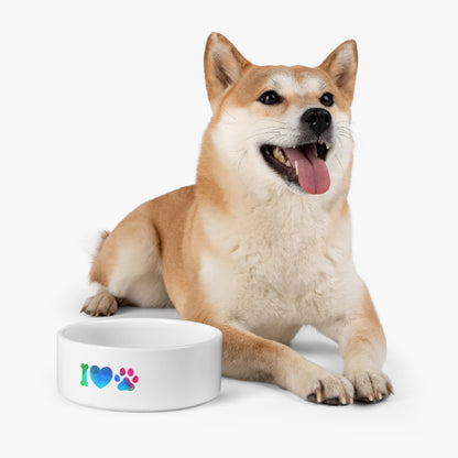 DCAL Paws and Posh " Colorful" Pet Bowl