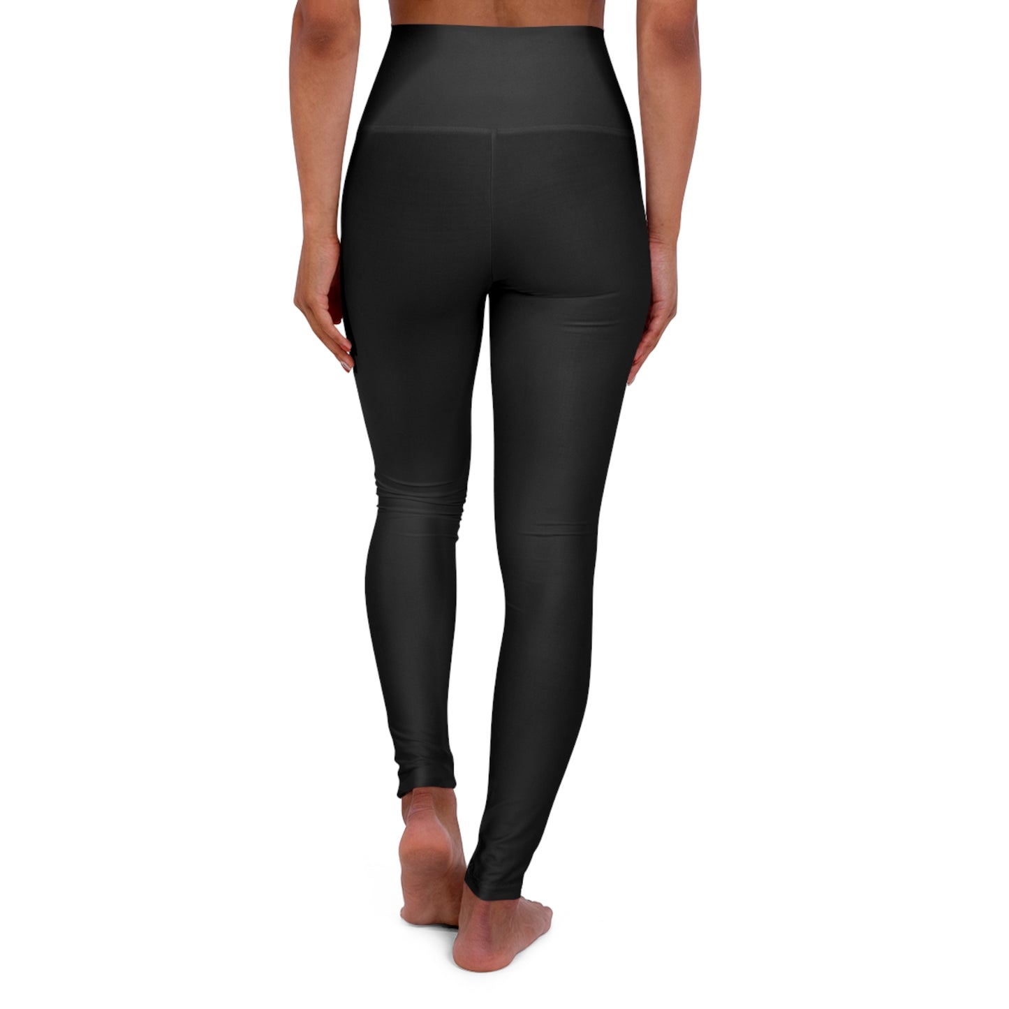 DCAL Athletic Elegance "Black" High Waisted Yoga Leggings