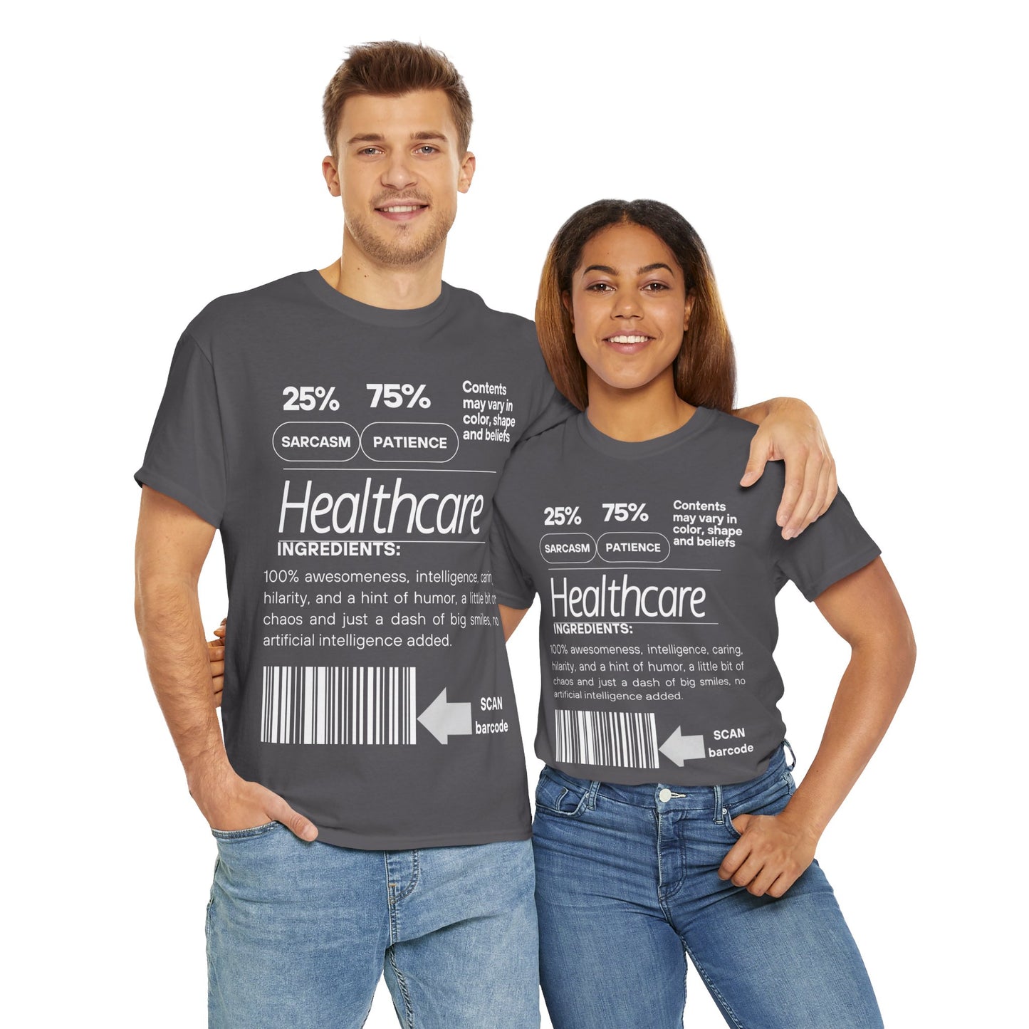 DCAL Healthcare humor Unisex Heavy Cotton Tee