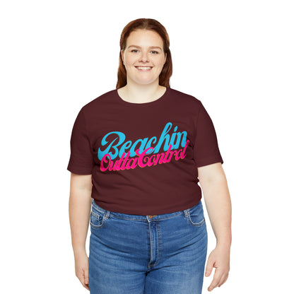 DCAL Beach Collection "Beachin Outta Control" Unisex Jersey Short Sleeve Tee