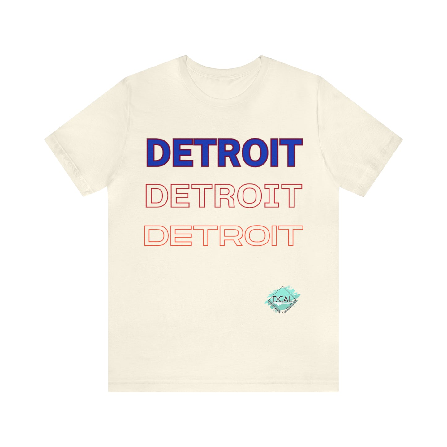 DCAL Downtown Diaries "Detroit" Unisex Jersey Short Sleeve Tee