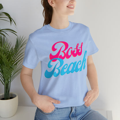 DCAL Beach Collection "Boss Beach" Unisex Jersey Short Sleeve Tee