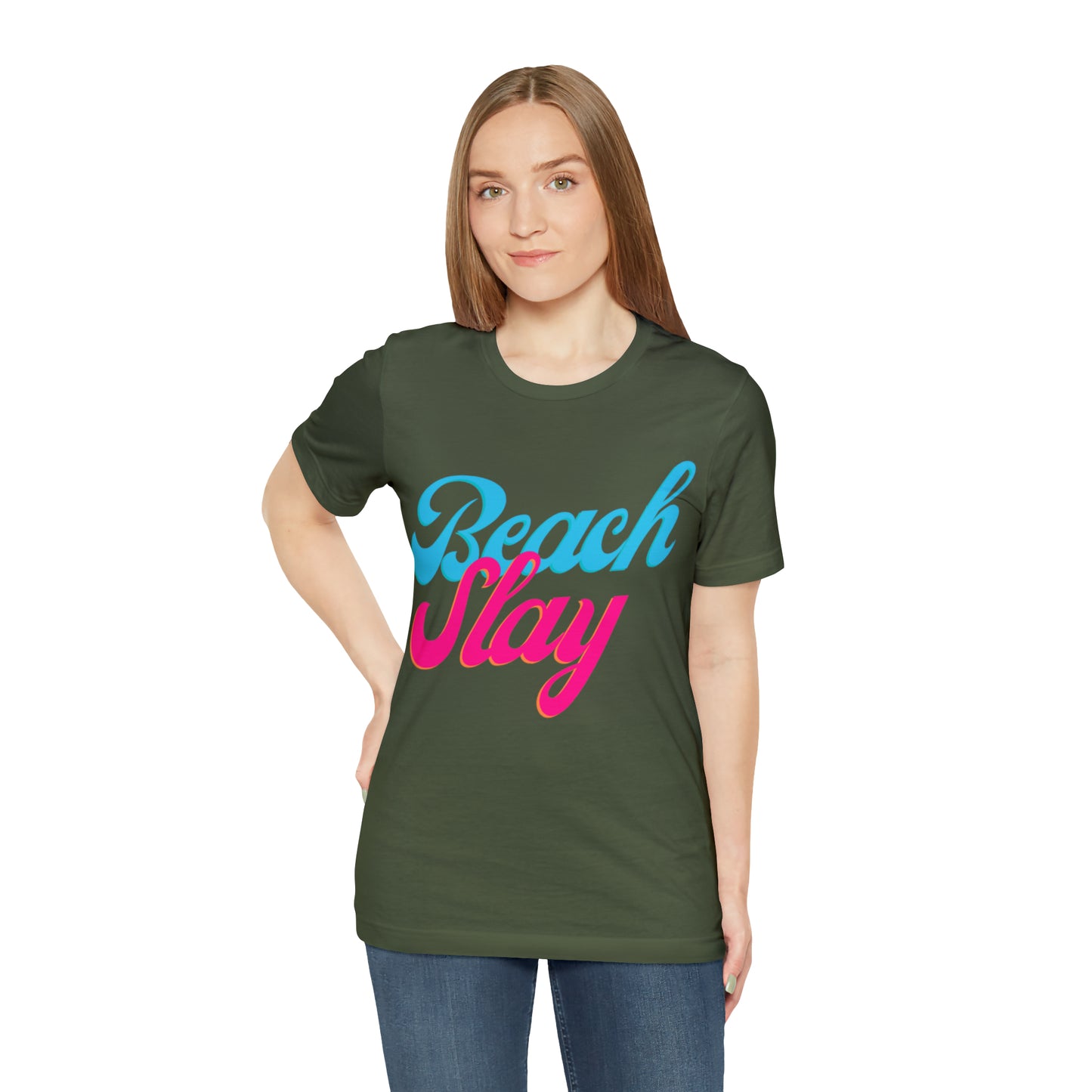 DCAL Beach Collection "Beach Slay" Unisex Jersey Short Sleeve Tee