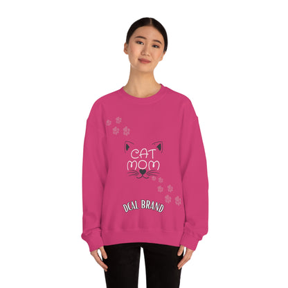 DCAL Meow Collection "Cat Mom" Unisex Heavy Blend™ Crewneck Sweatshirt