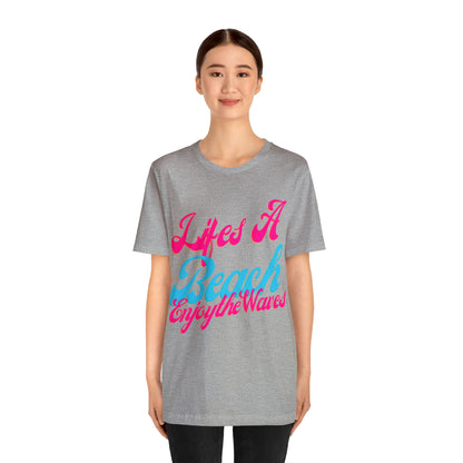 DCAL Beach Collection "Lifes a Beach Enjoy The View" Unisex Jersey Short Sleeve Tee