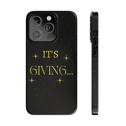 DCAL Accessories (It's Giving)Slim Phone Cases