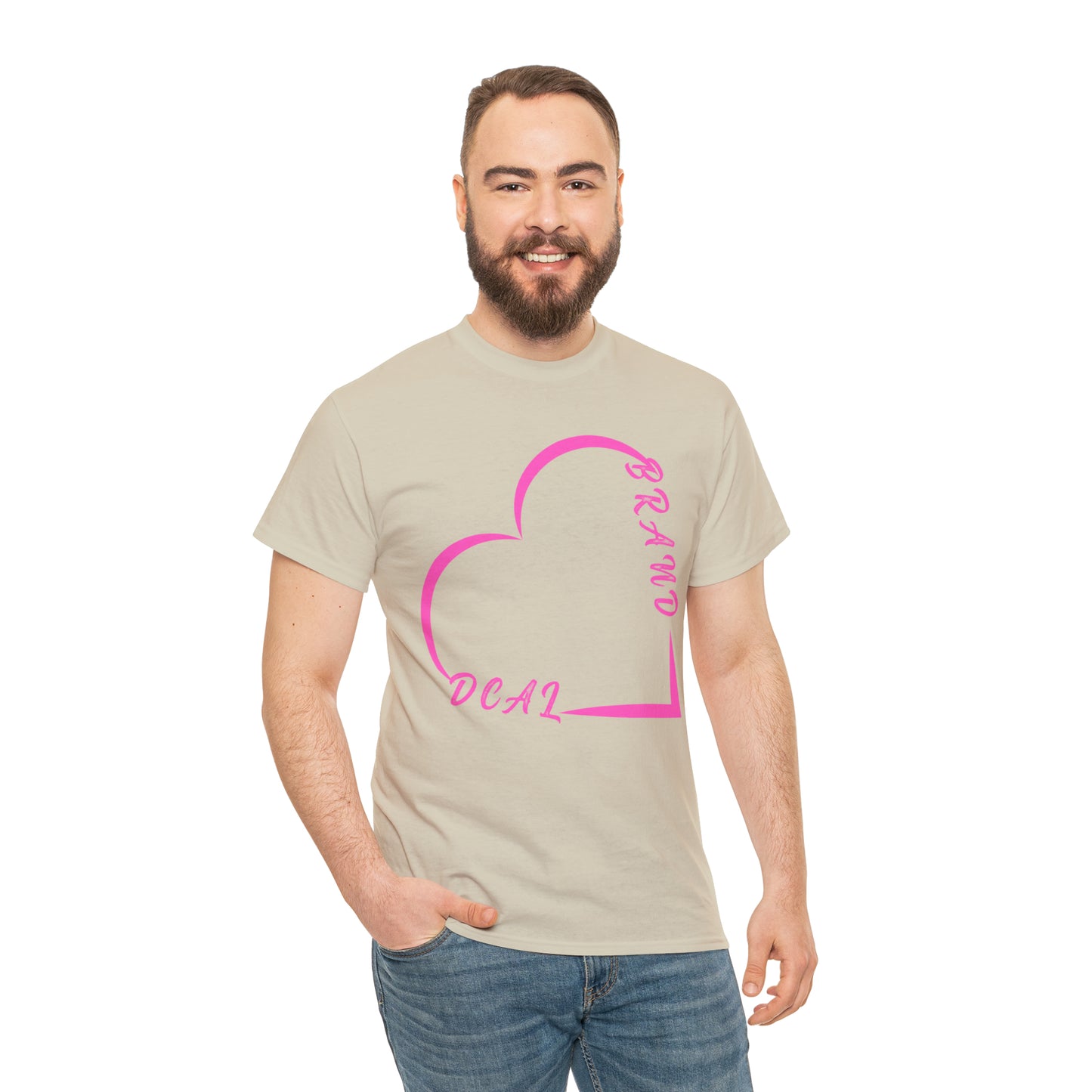 DCAL Graphic Tees "Heart" Unisex Heavy Cotton Tee