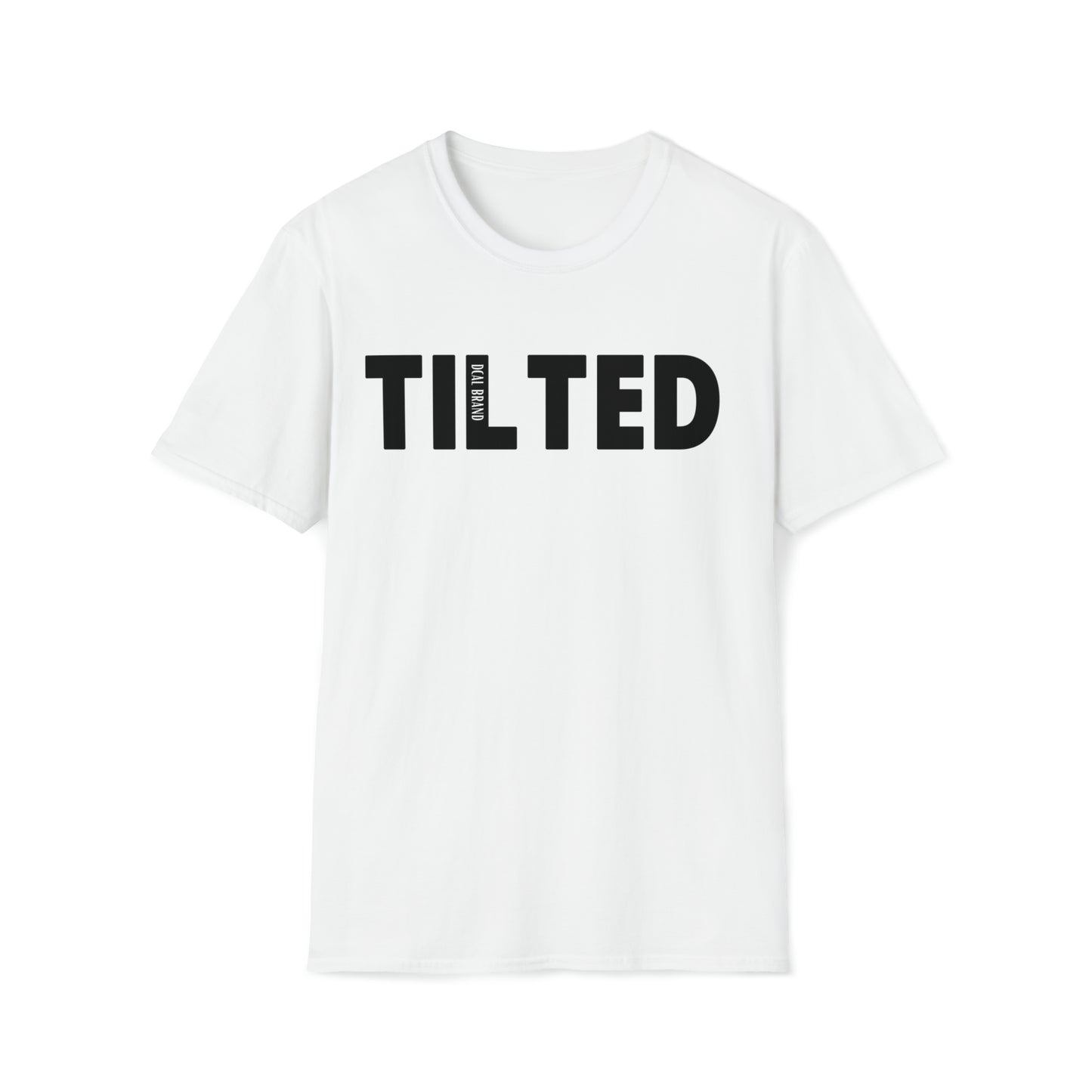 DCAL Graphic Tees Novel "Tilted" Unisex Softstyle T-Shirt