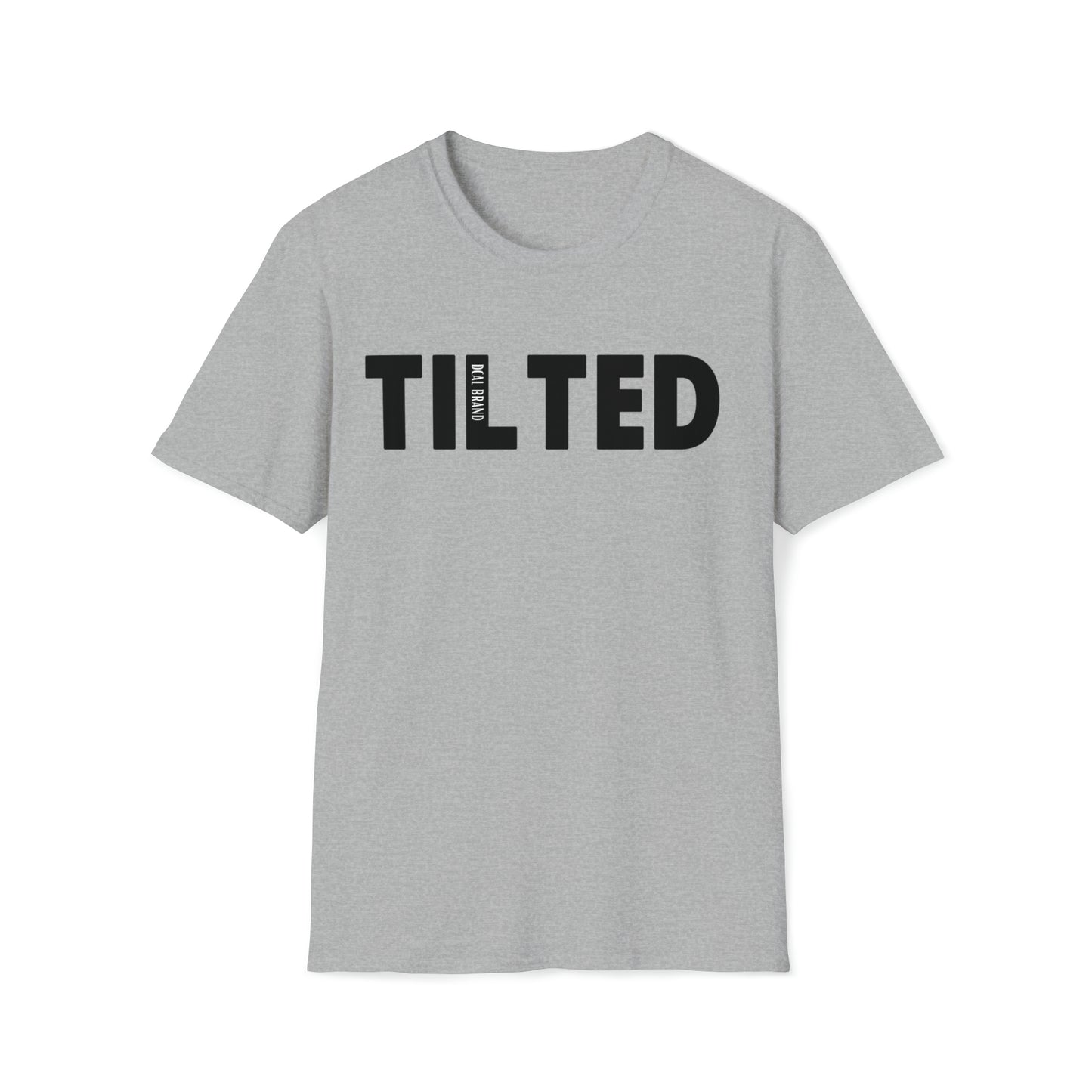 DCAL Graphic Tees Novel "Tilted" Unisex Softstyle T-Shirt