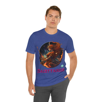 DCAL Zodiac Collection "Sagittarius" Unisex Jersey Short Sleeve Tee