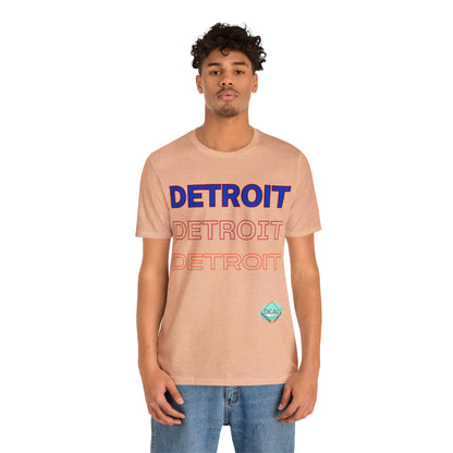 DCAL Downtown Diaries "Detroit" Unisex Jersey Short Sleeve Tee