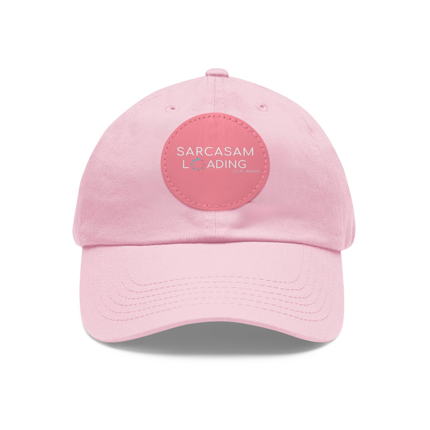 DCAL Brown Collection Accessories "Sarcasm Loading" Hat with Leather Patch (Round)