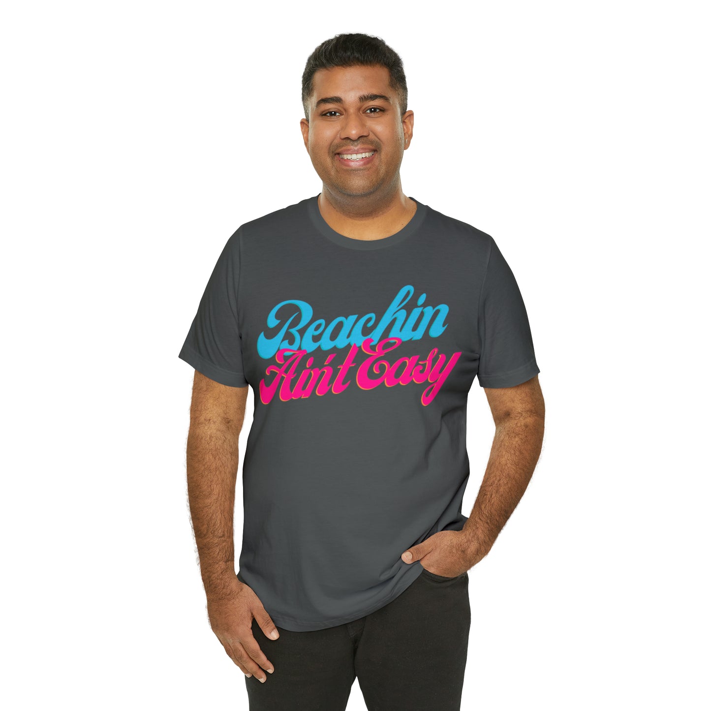 DCAL Beach Collection "Beachin Aint Easy" Unisex Jersey Short Sleeve Tee