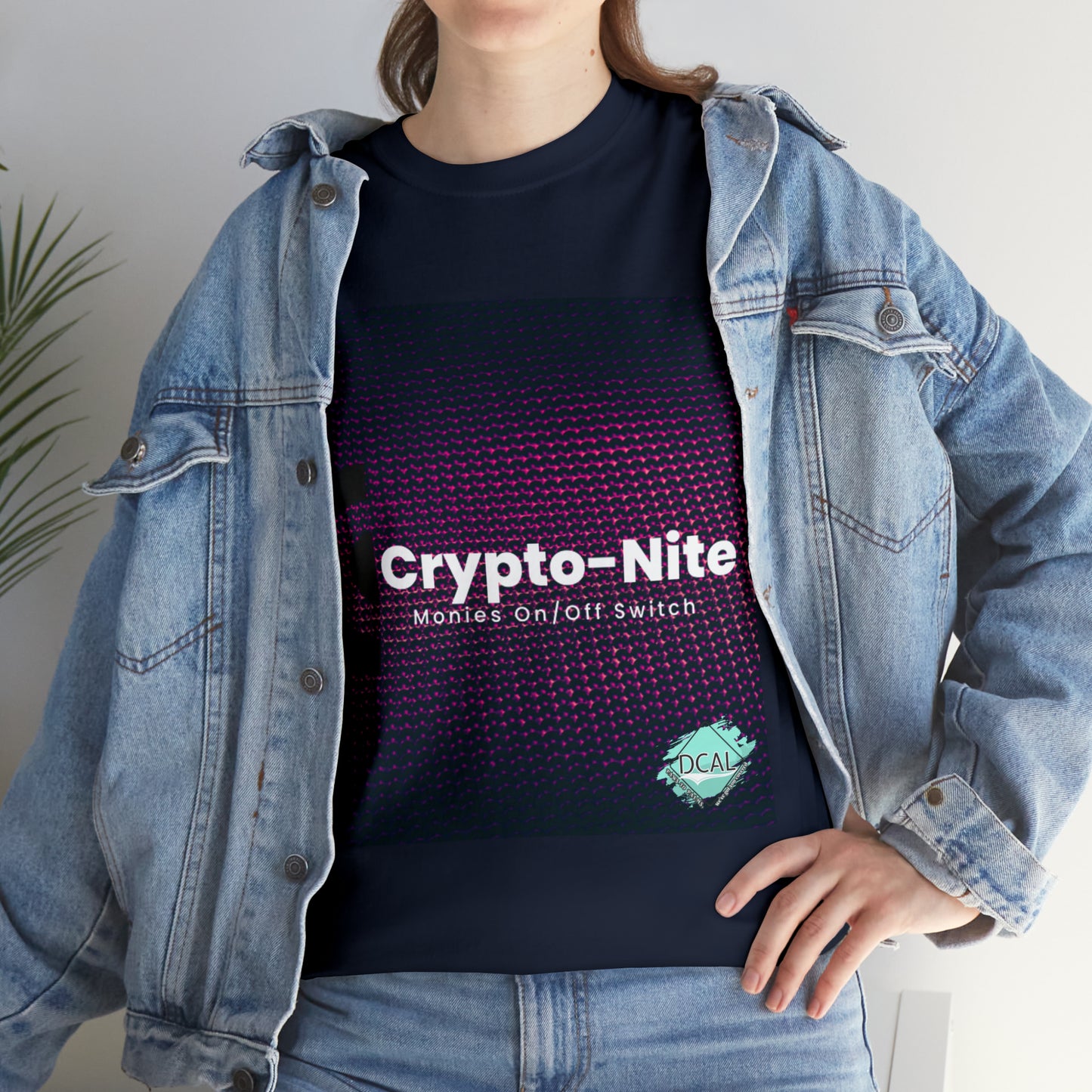 DCAL Graphic Tees "Crypto-Nite" Unisex Heavy Cotton Tee