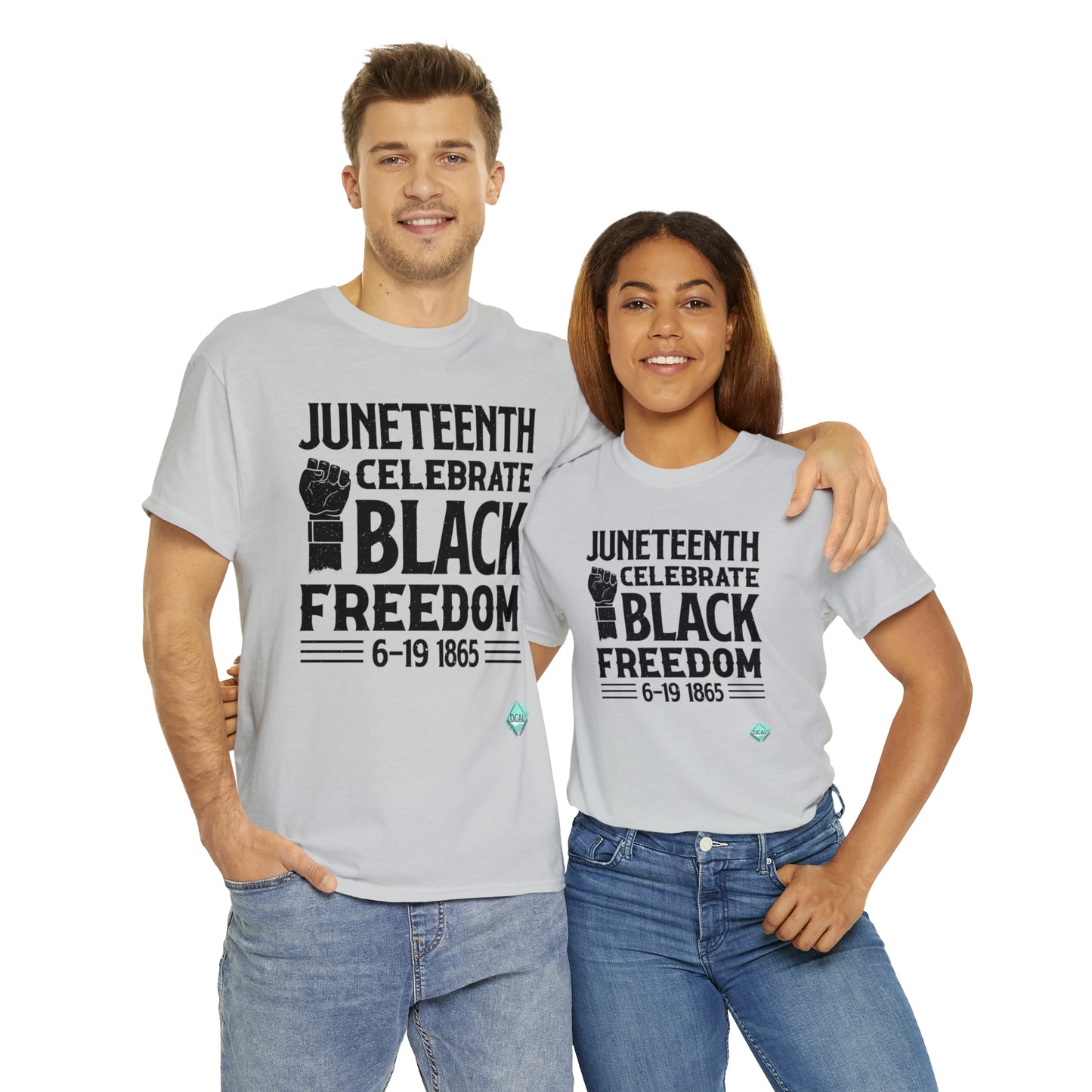 DCAL Juneteenth "Celebrate Freedom" Unisex Heavy Cotton Tee