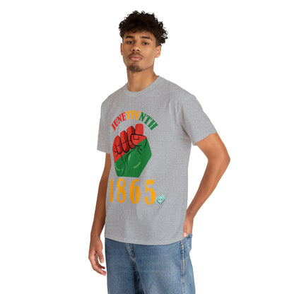 DCAL Juneteenth "1865 Fist" Unisex Heavy Cotton Tee