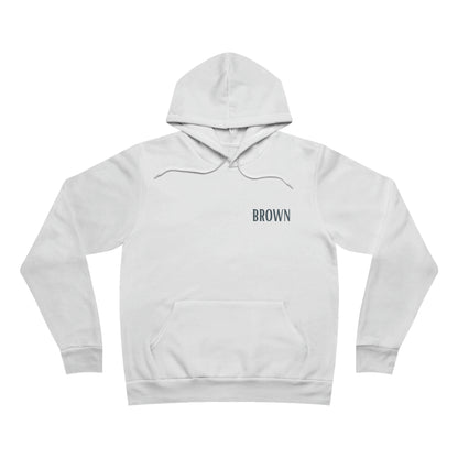 DCAL Brown Collection Unisex Sponge Fleece Pullover Hoodie