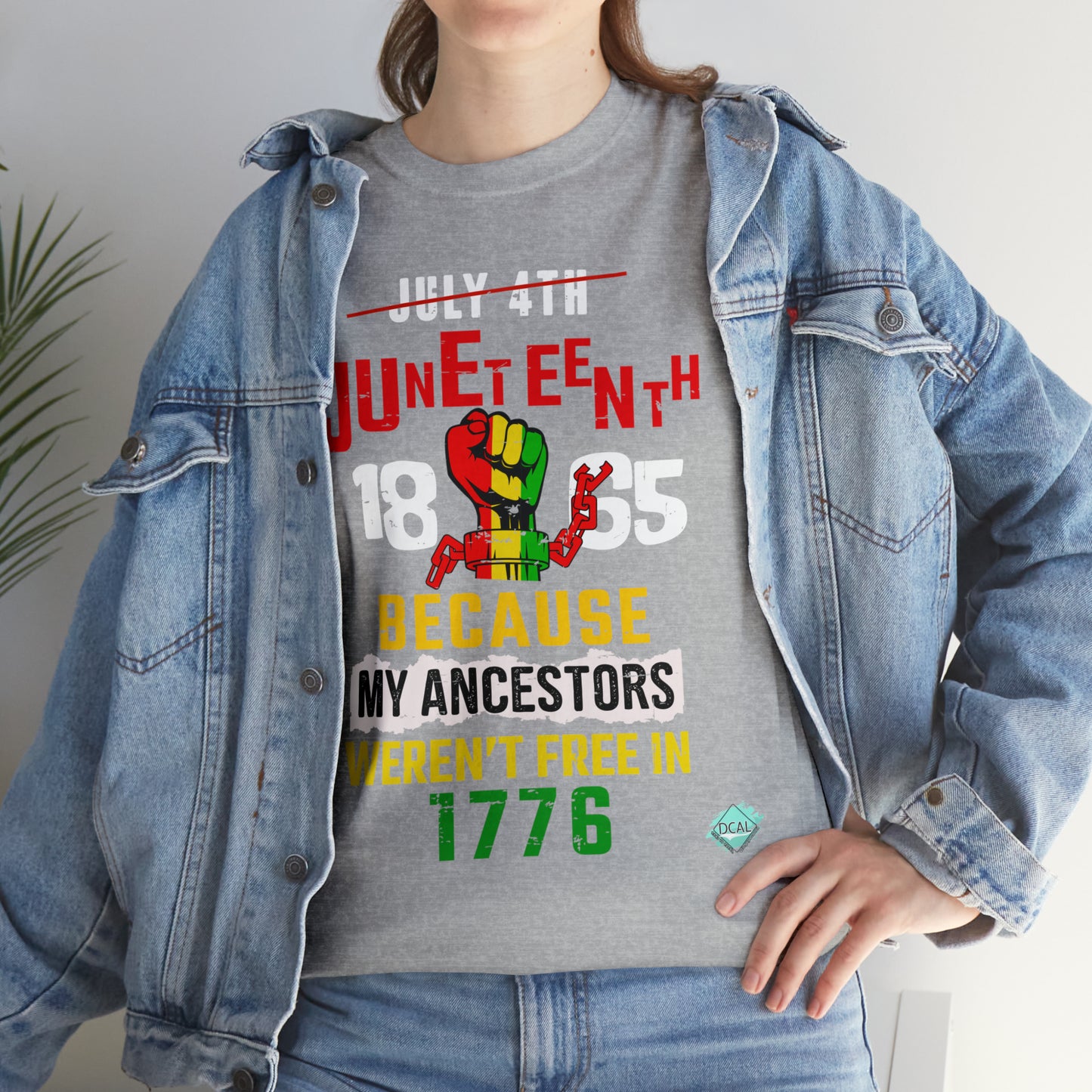 DCAL Juneteenth "Ancestors" Unisex Heavy Cotton Tee