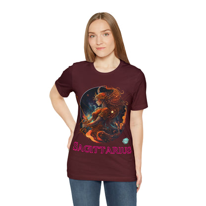 DCAL Zodiac Collection "Sagittarius" Unisex Jersey Short Sleeve Tee