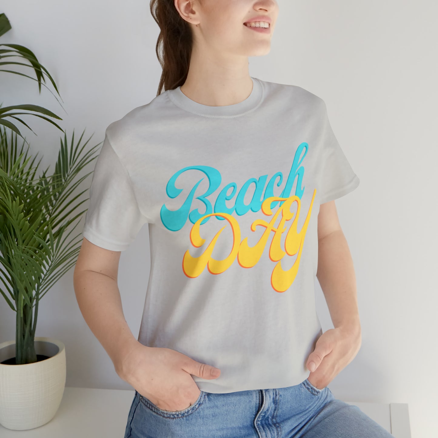 DCAL Beach Collection "Beach Day" Unisex Jersey Short Sleeve Tee