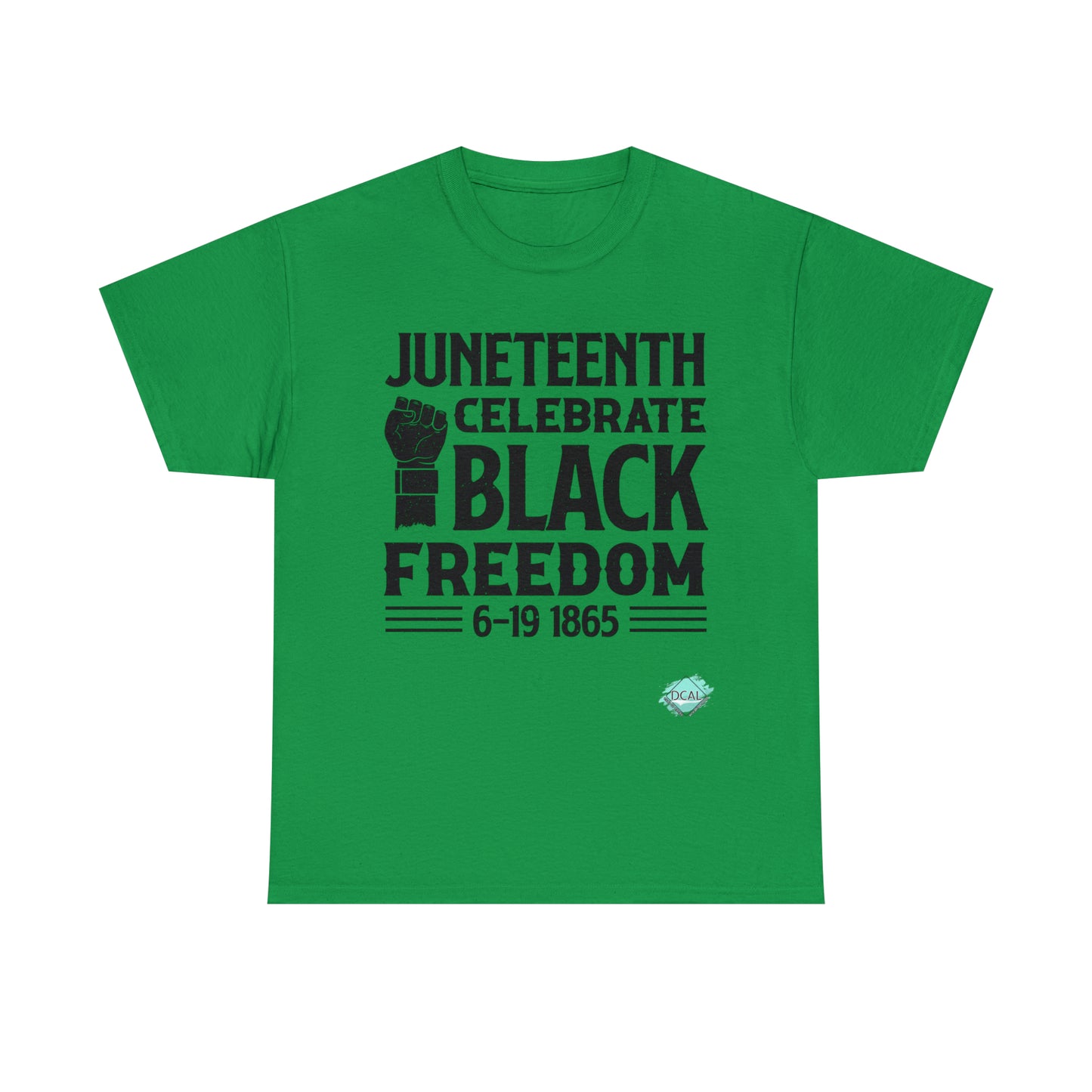 DCAL Juneteenth "Celebrate Freedom" Unisex Heavy Cotton Tee