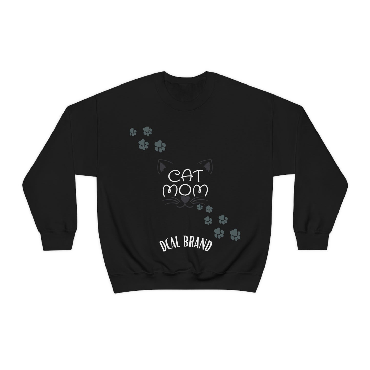 DCAL Meow Collection "Cat Mom" Unisex Heavy Blend™ Crewneck Sweatshirt