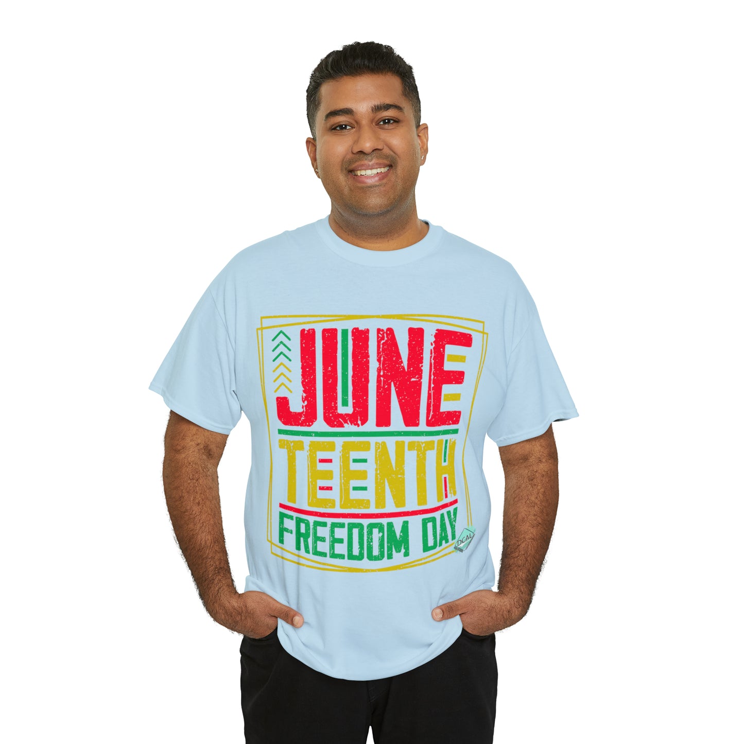 DCAL Juneteenth "Freedom Day" Unisex Heavy Cotton Tee