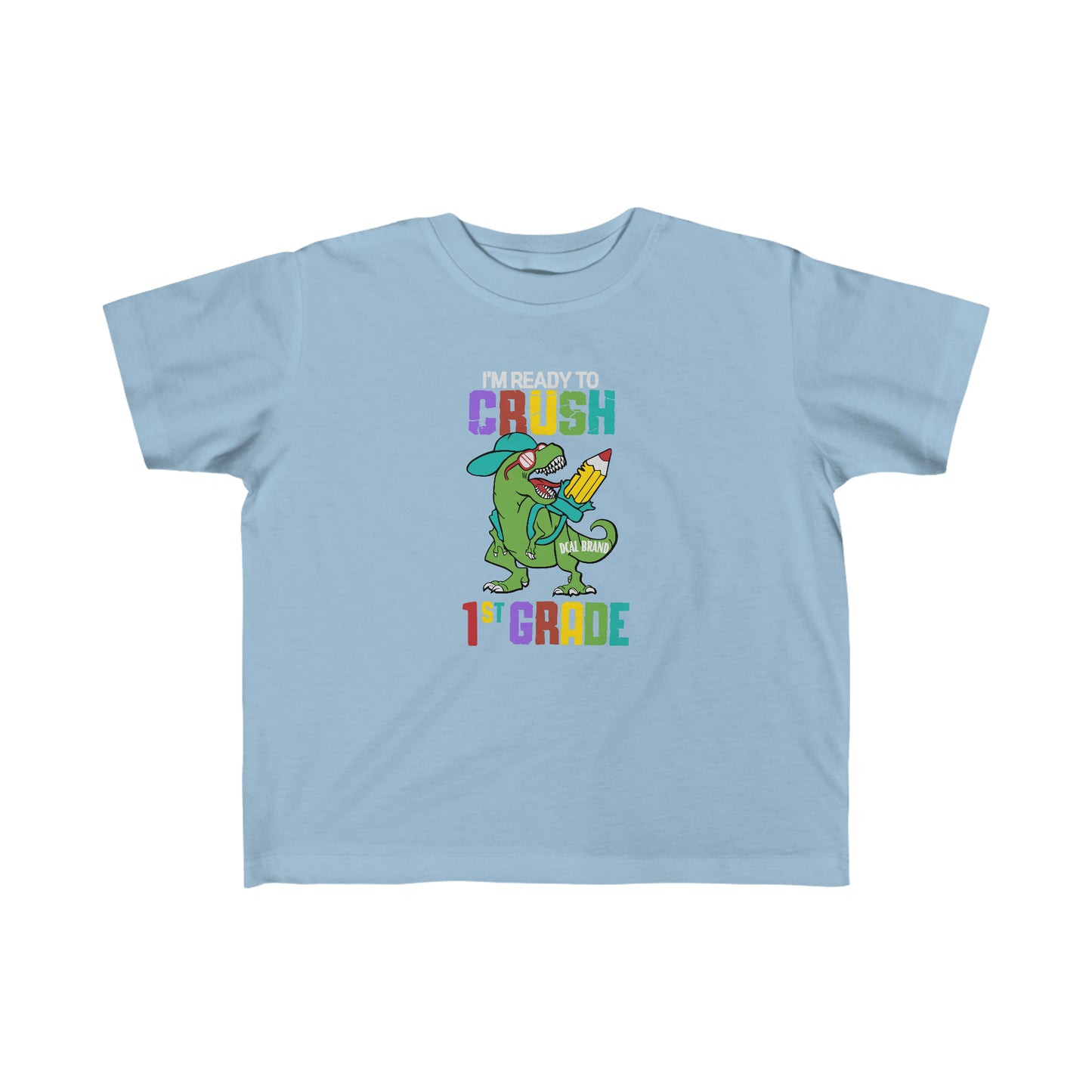 DCAL Kids Collection " First Grade" Baby Clothes Toddler's Fine Jersey Tee