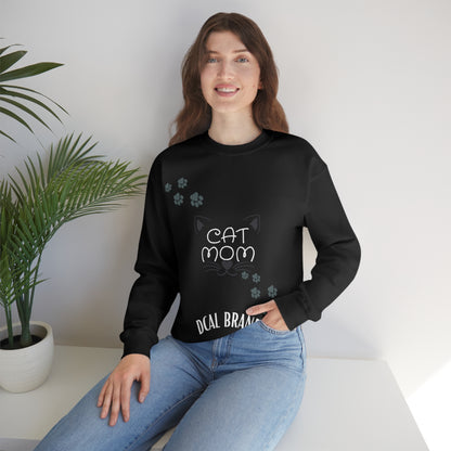 DCAL Meow Collection "Cat Mom" Unisex Heavy Blend™ Crewneck Sweatshirt