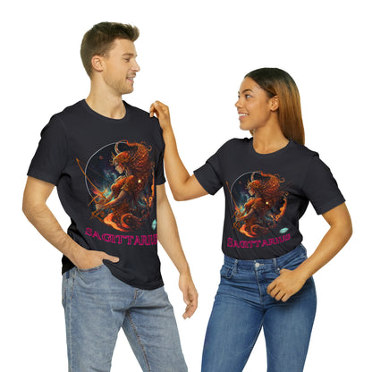 DCAL Zodiac Collection "Sagittarius" Unisex Jersey Short Sleeve Tee