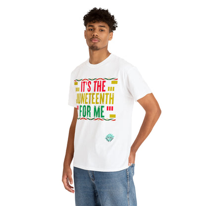 DCAL Juneteenth Its The Juneteenth" Unisex Heavy Cotton Tee