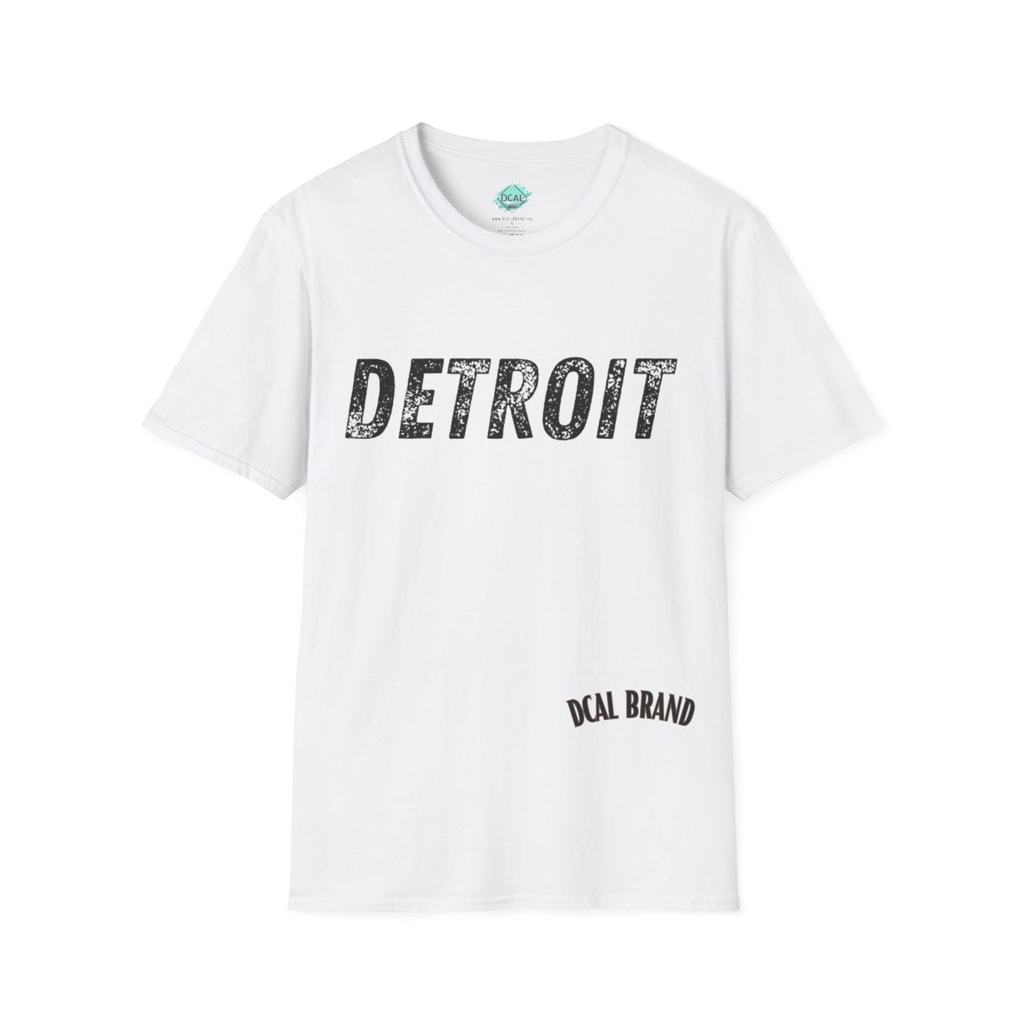 DCAL Downtown Diaries "Detroit" Unisex Softstyle T-Shirt