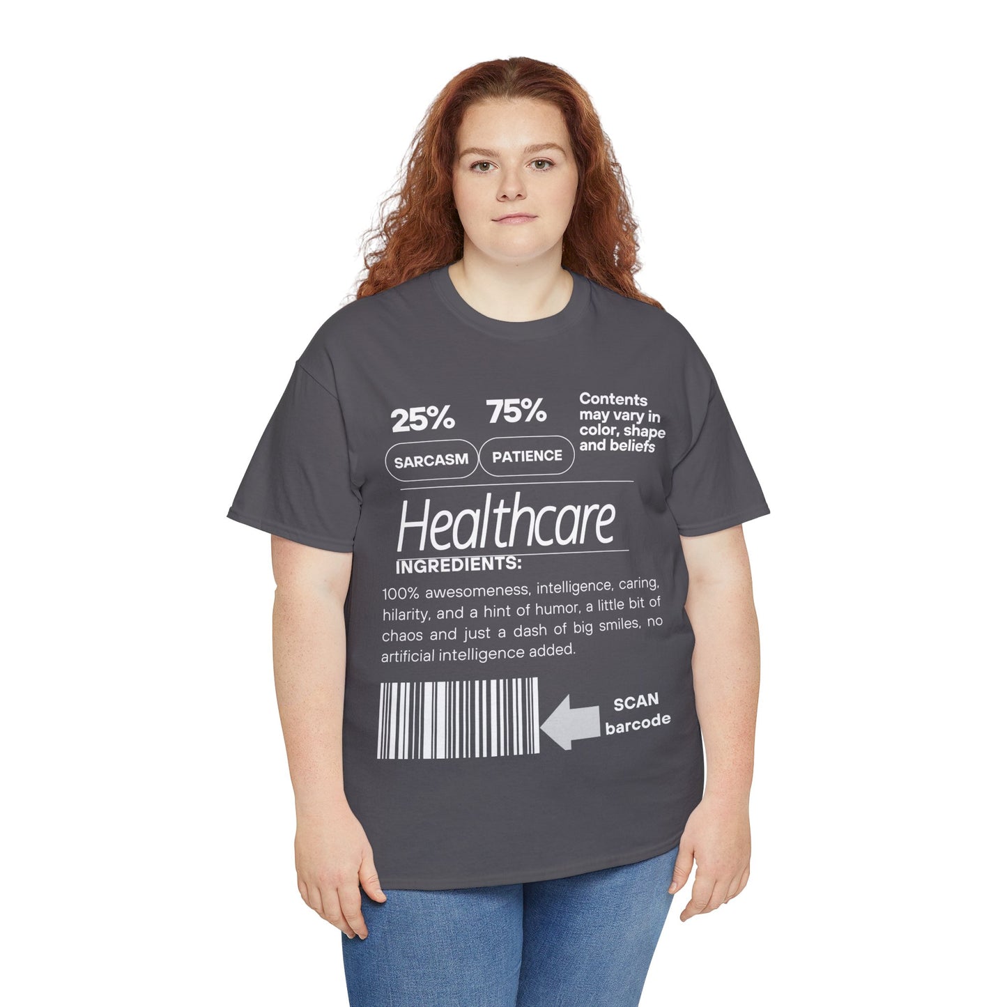 DCAL Healthcare humor Unisex Heavy Cotton Tee