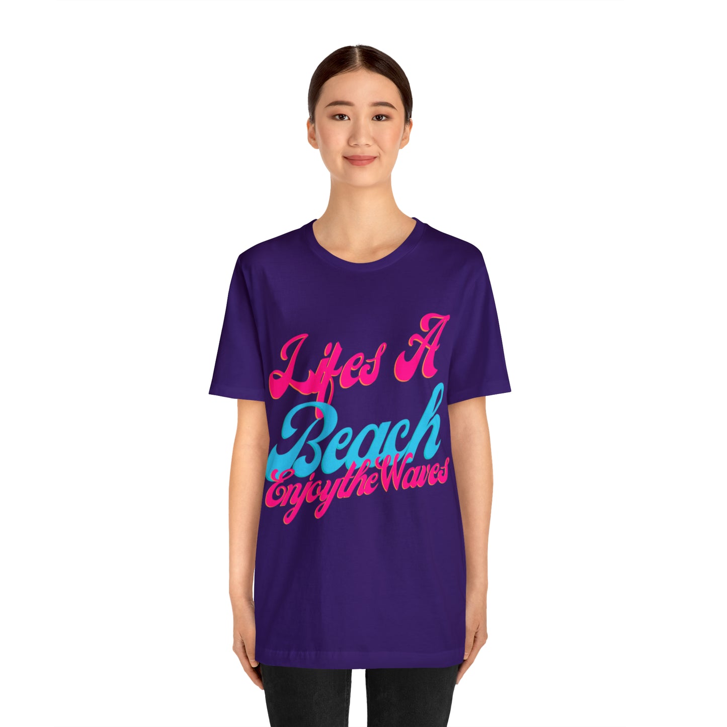 DCAL Beach Collection "Lifes a Beach Enjoy The View" Unisex Jersey Short Sleeve Tee