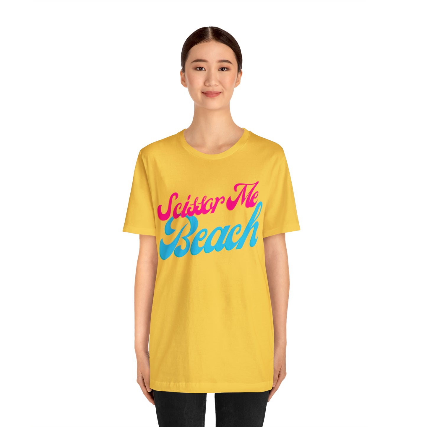 DCAL Beach Collection "Scissor Me Beach" Unisex Jersey Short Sleeve Tee