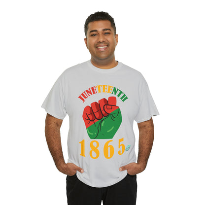 DCAL Juneteenth "1865 Fist" Unisex Heavy Cotton Tee