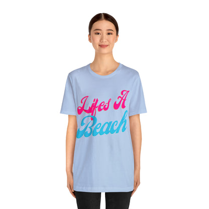 DCAL Beach Collection "Wifes a Beach" Unisex Jersey Short Sleeve Tee