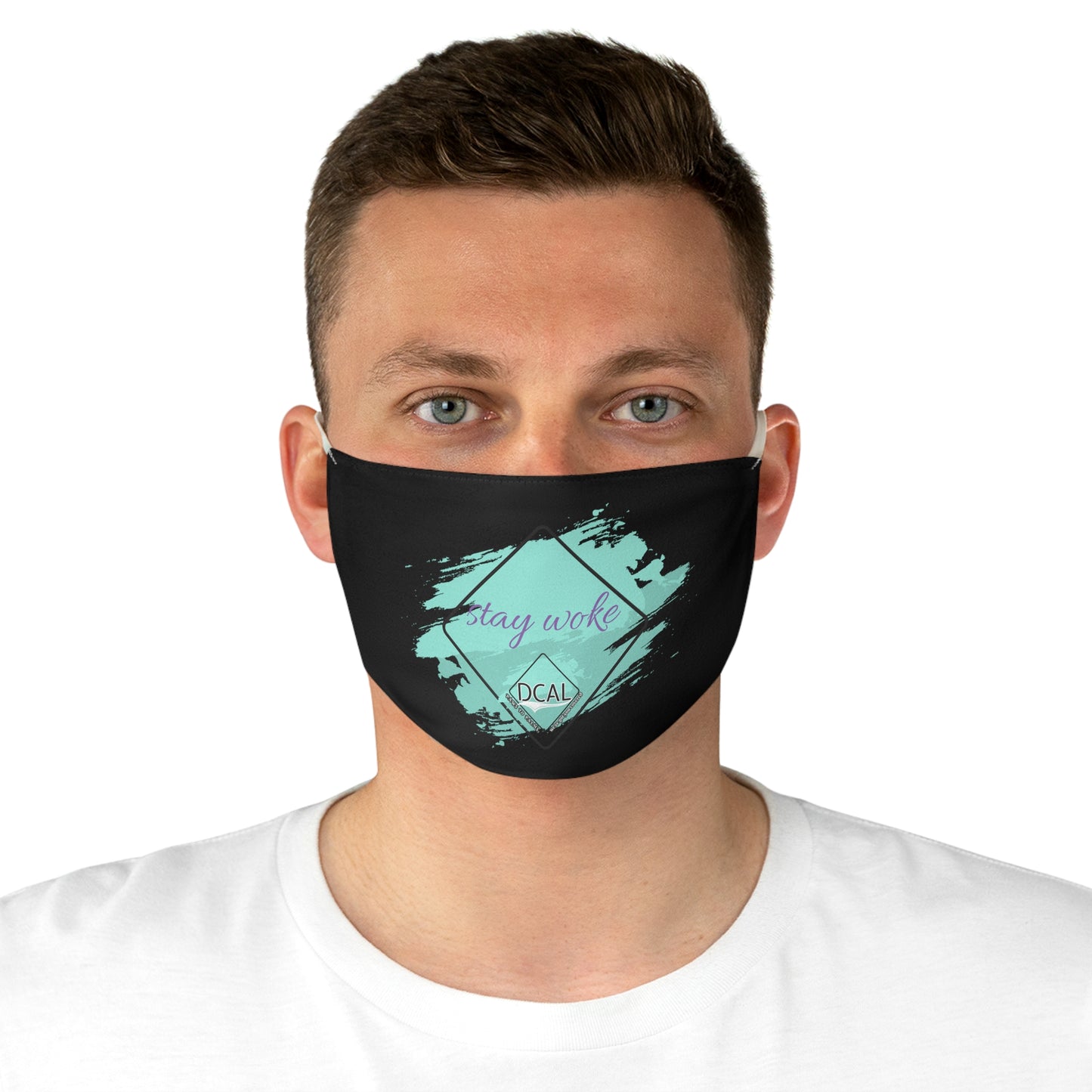 DCAL Accessories "Stay Woke" Fabric Face Mask