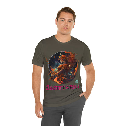 DCAL Zodiac Collection "Sagittarius" Unisex Jersey Short Sleeve Tee