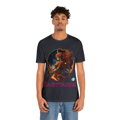 DCAL Zodiac Collection "Sagittarius" Unisex Jersey Short Sleeve Tee