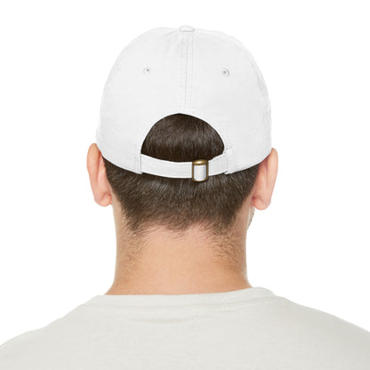 DCAL Accessories Dad Hat with Leather Patch (Rectangle)