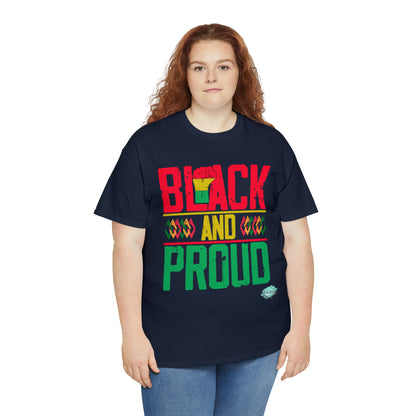 DCAL Juneteenth "Black and Proud" Unisex Heavy Cotton Tee