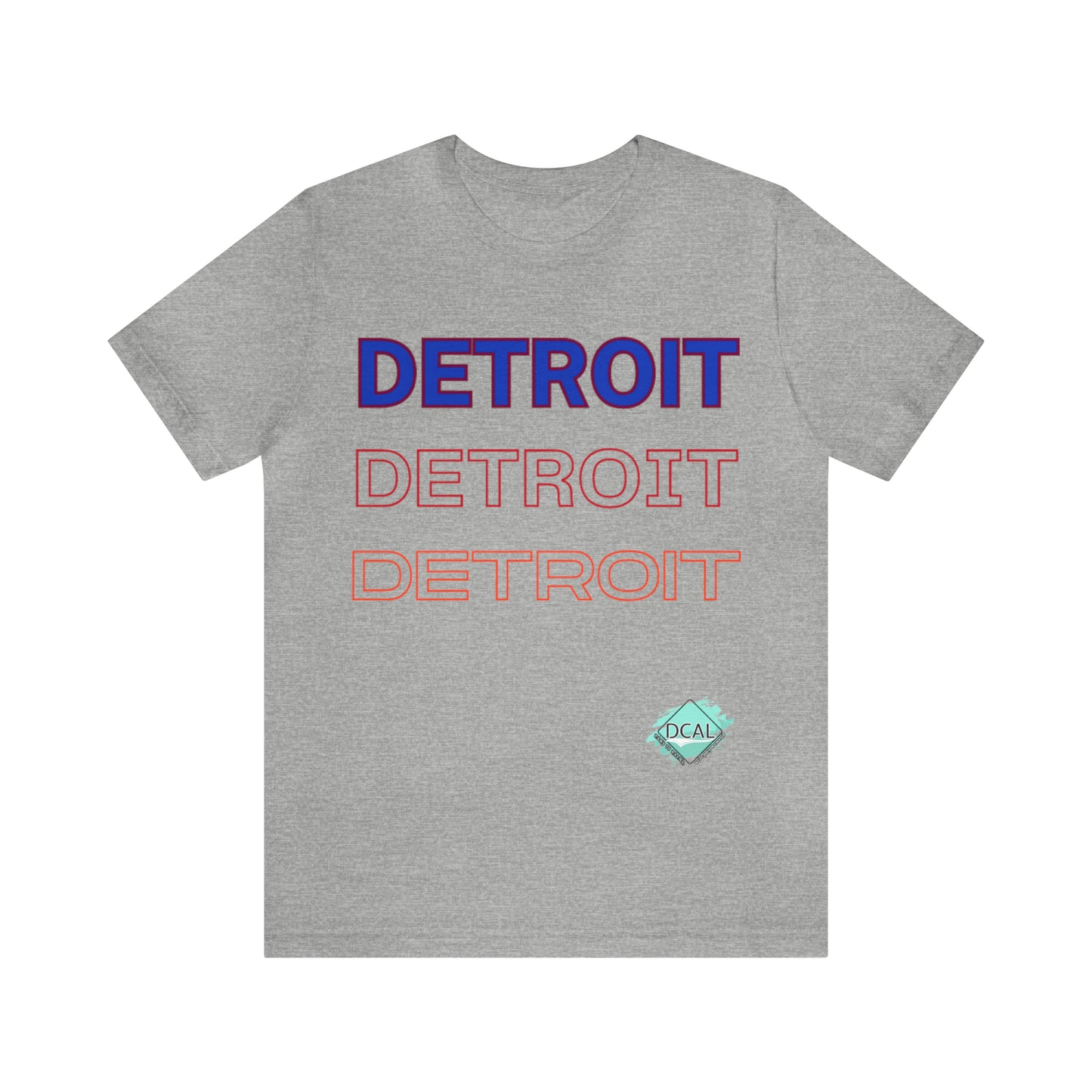 DCAL Downtown Diaries "Detroit" Unisex Jersey Short Sleeve Tee