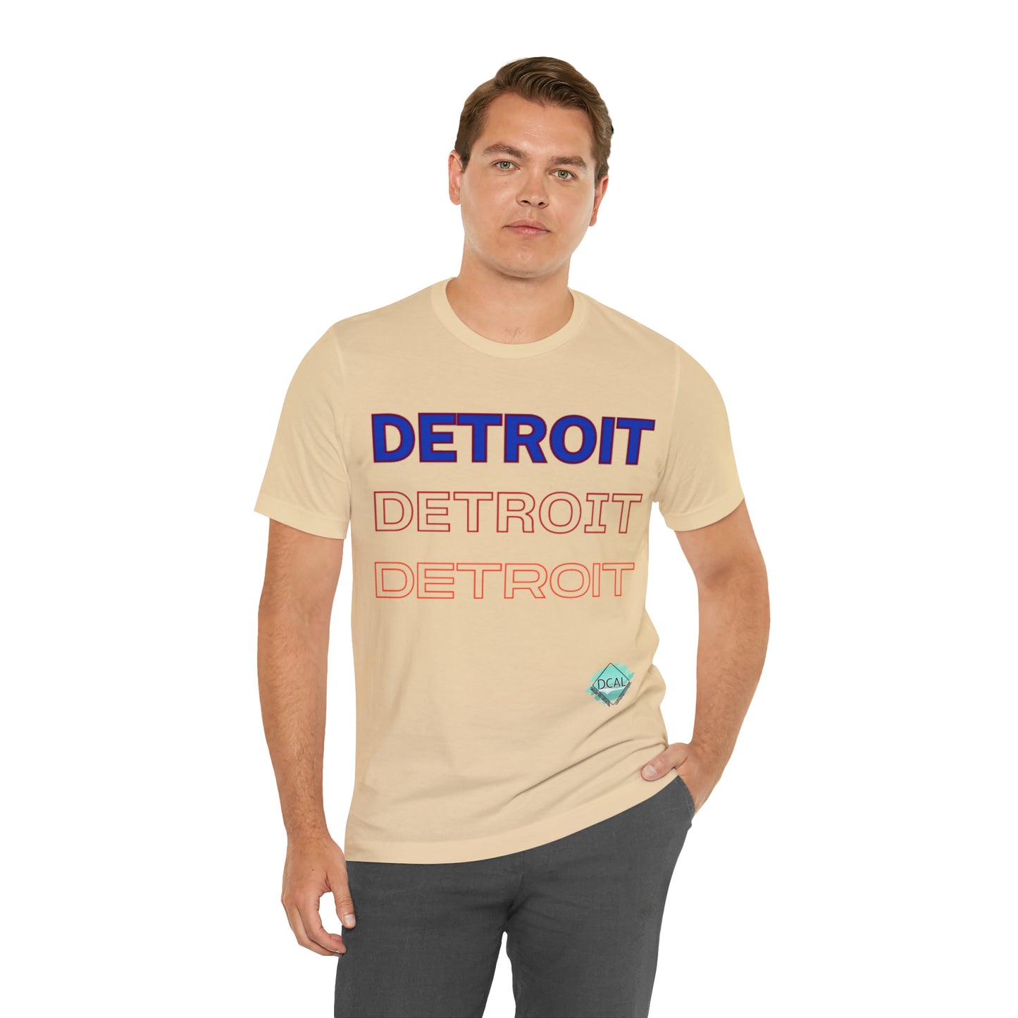 DCAL Downtown Diaries "Detroit" Unisex Jersey Short Sleeve Tee