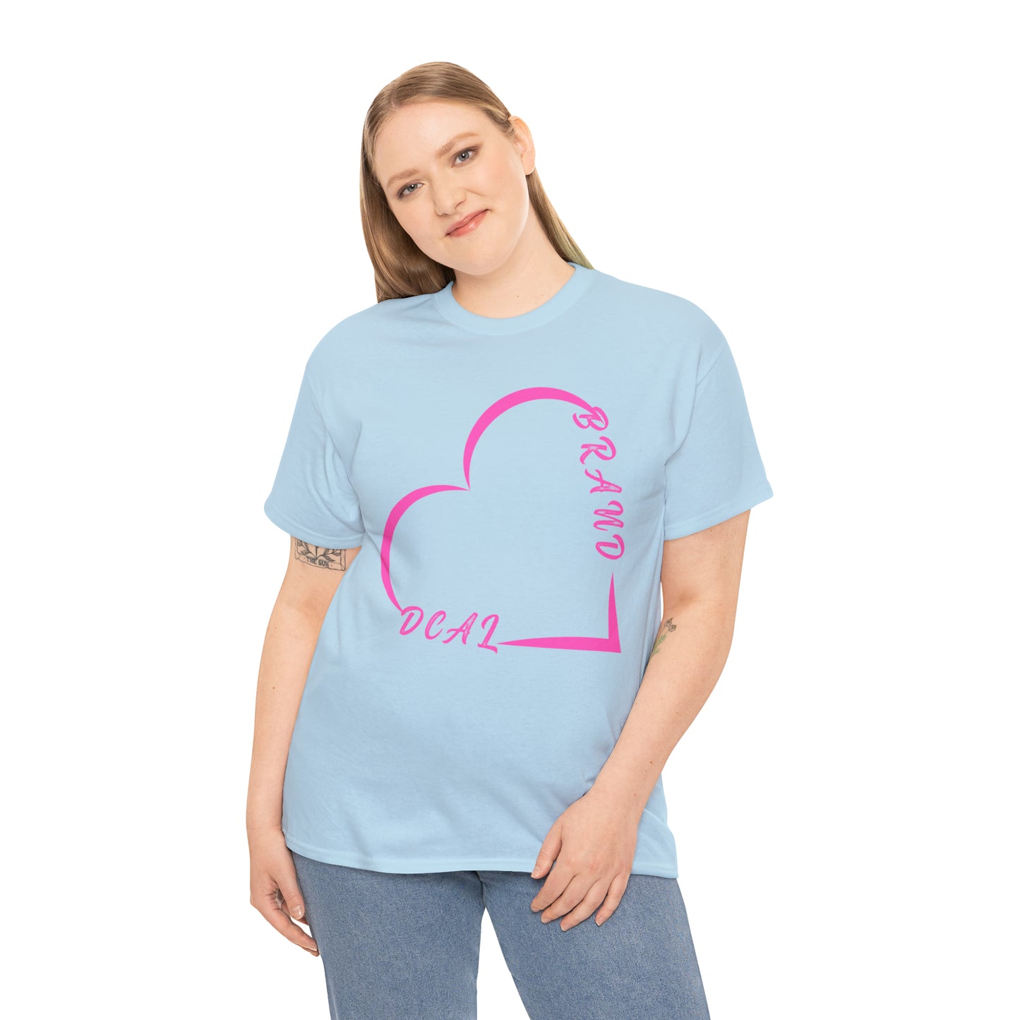 DCAL Graphic Tees "Heart" Unisex Heavy Cotton Tee